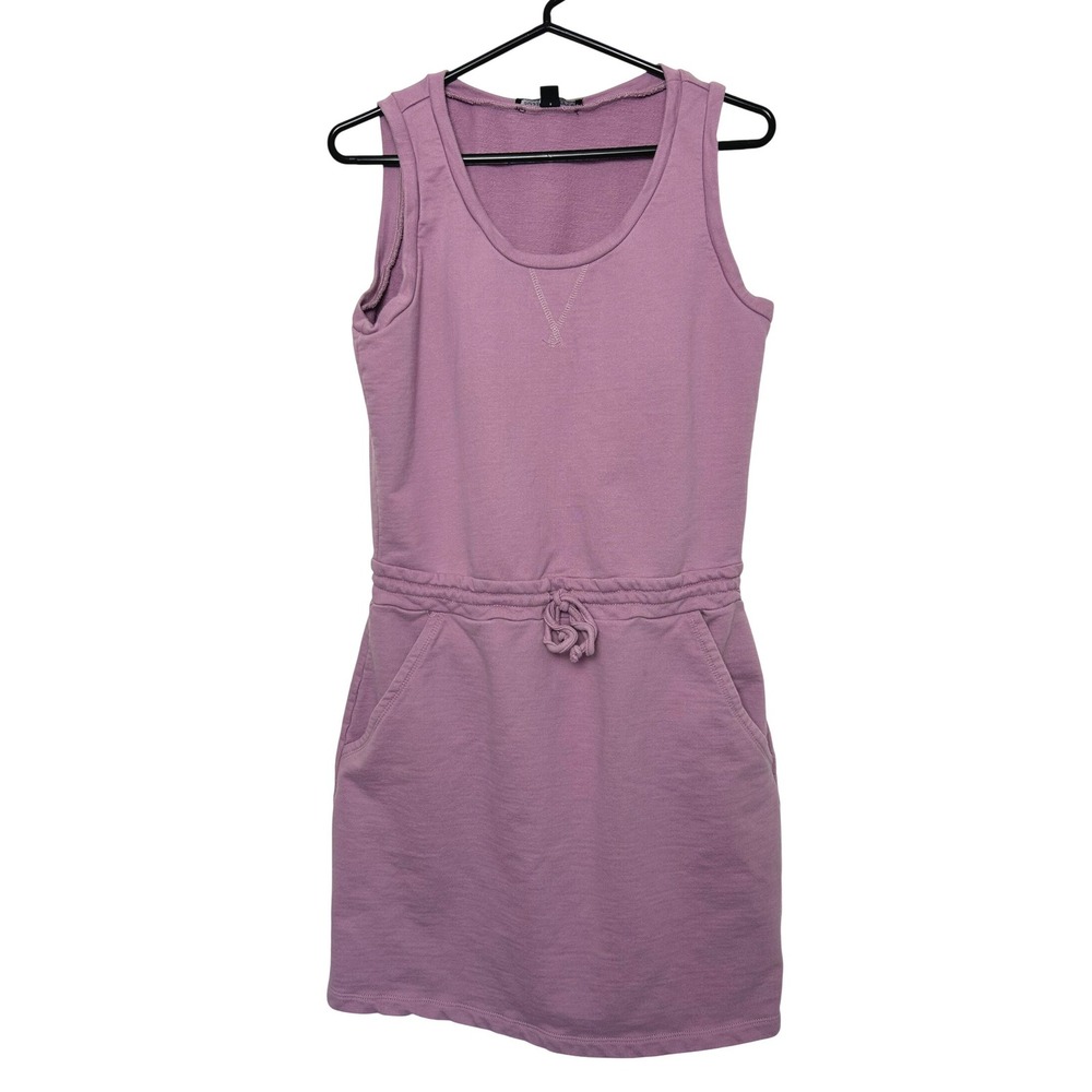 BOSTON PROPER Tank‎ Dress Lavender Pockets Size S active cotton sporty vacation